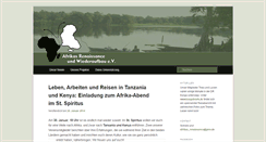 Desktop Screenshot of afrikas-renaissance.de